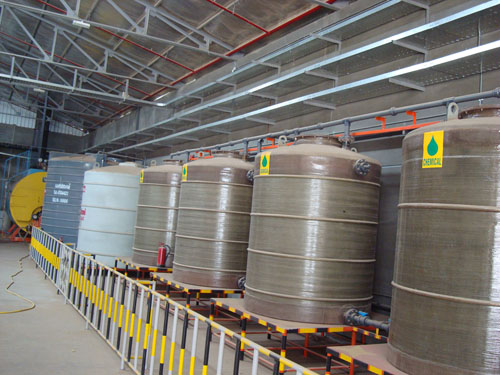 MDF production line