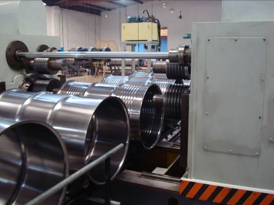 Steel drum production line