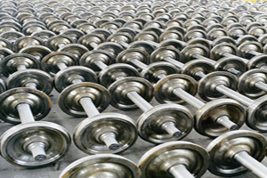 railway wagon wheel pair