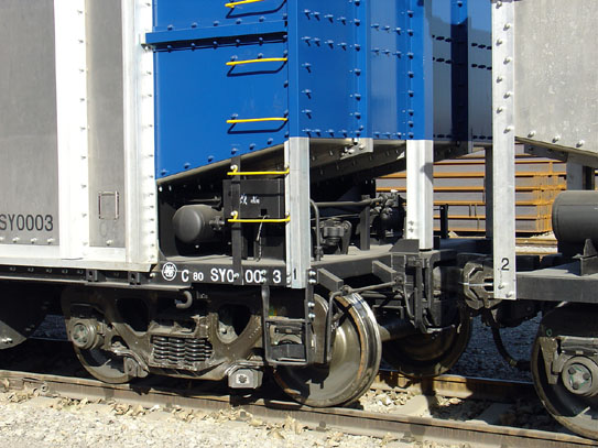 C80B stainless steel open-top wagon