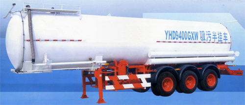 Sewage Vacuum Tanker Trailer